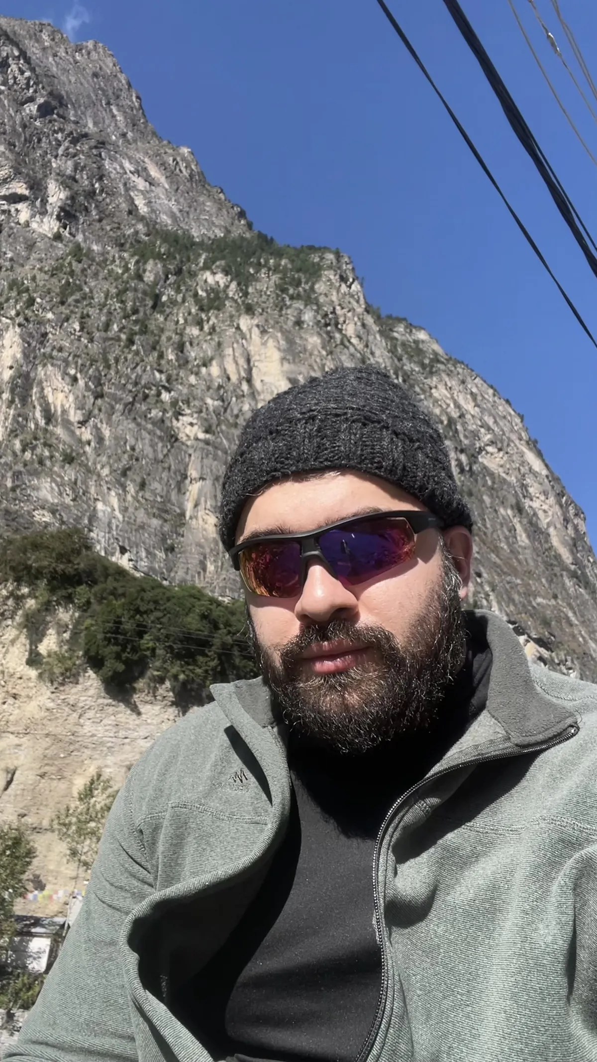 Ian Gabaraev on a trekking trail in the Annapurna region of Nepal